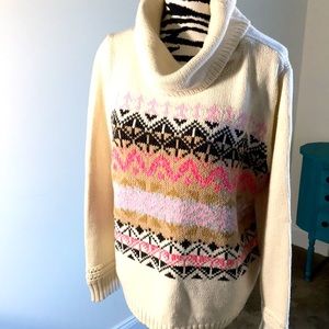 XL cowl neck sweater